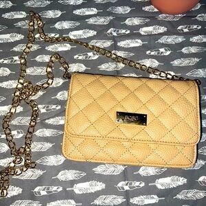 Bcbg Paris tan clutch purse